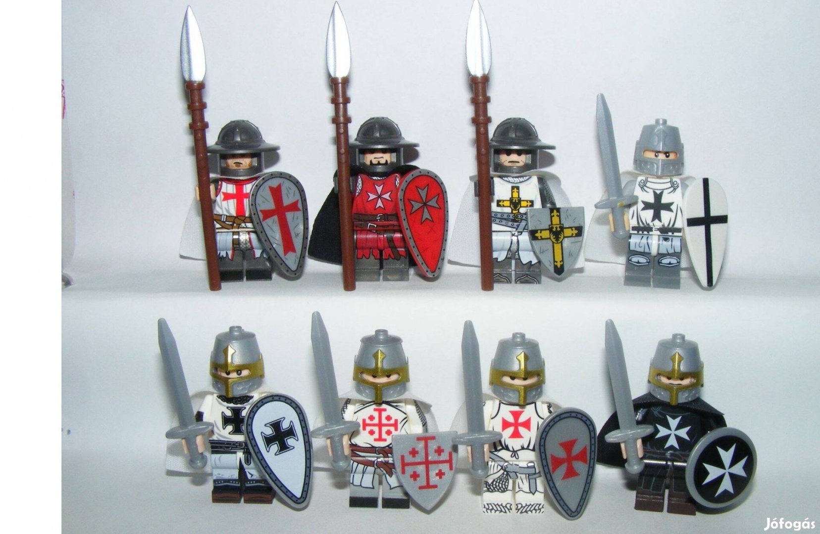Lego Castle figurák keresztes Kereszteslovag Teuton lovag