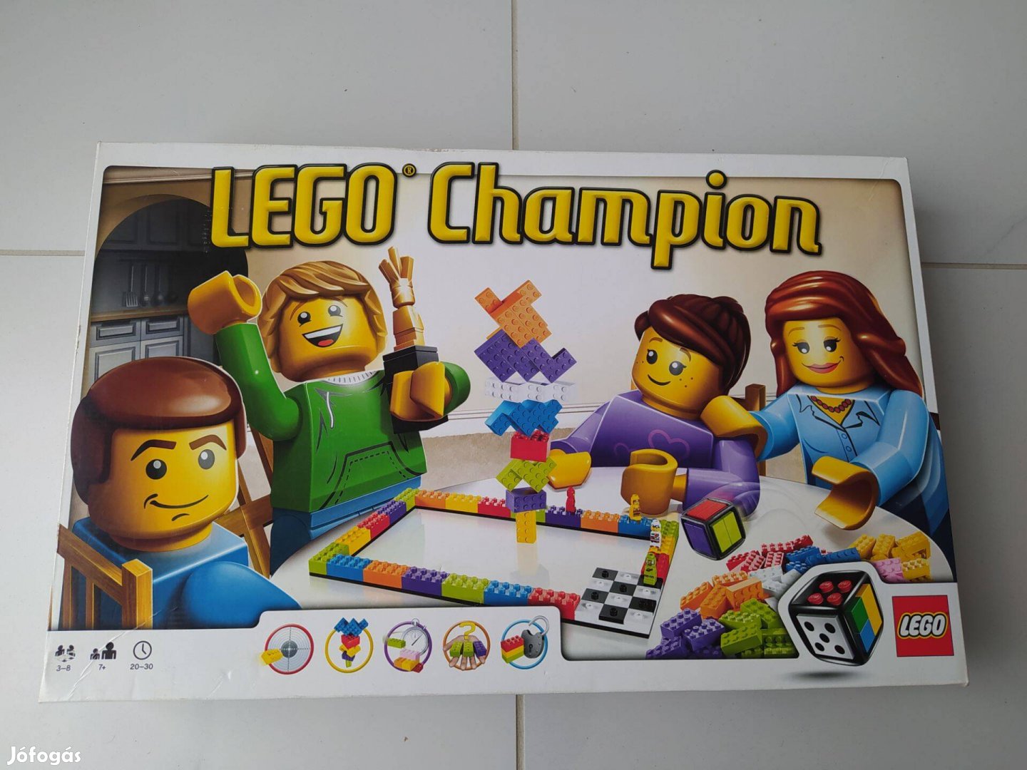 Lego Champion 3861 társasjáték dobozában leírással