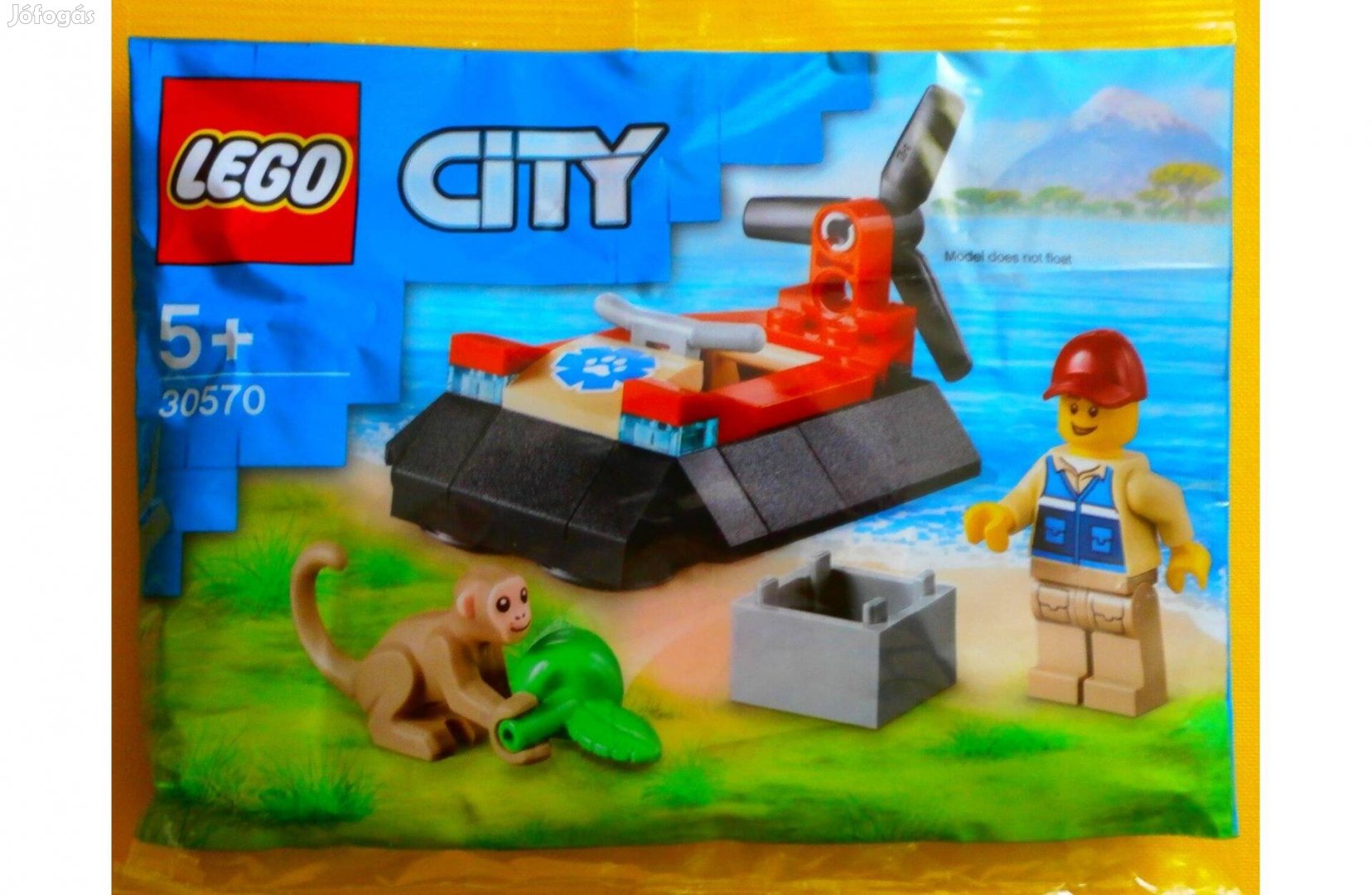 Lego City 30570 Vadvilági légpárnás mentőjármű - Új, bontatlan