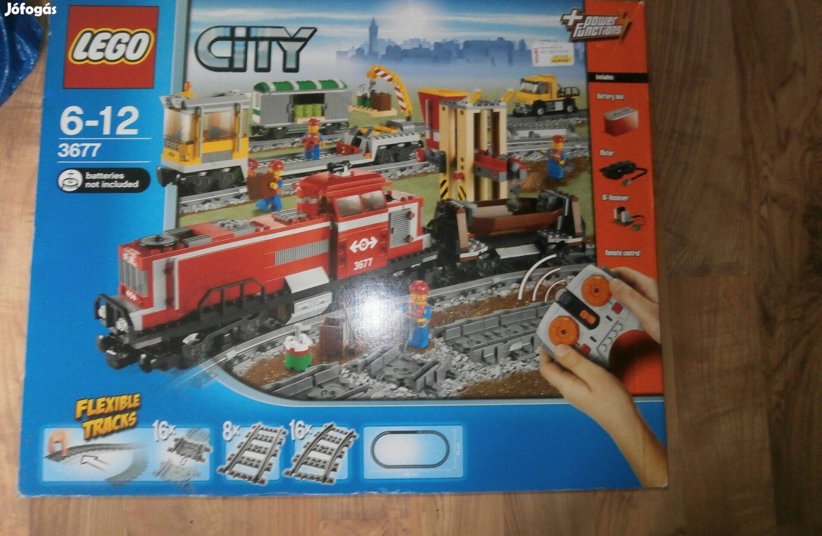 Lego City 3677 piros tehervonat Új