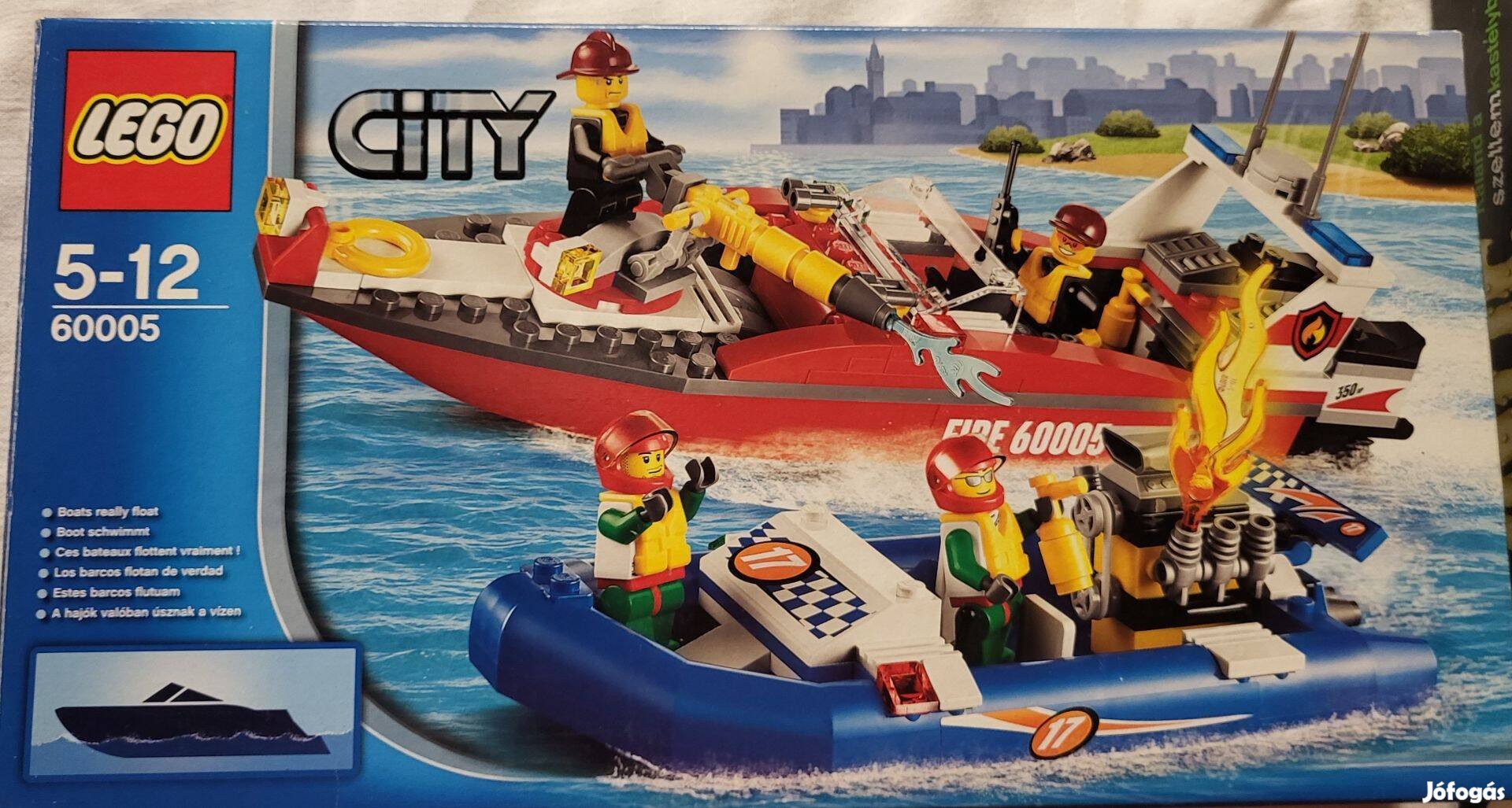 Lego City 60005 - Tűzoltó csónak