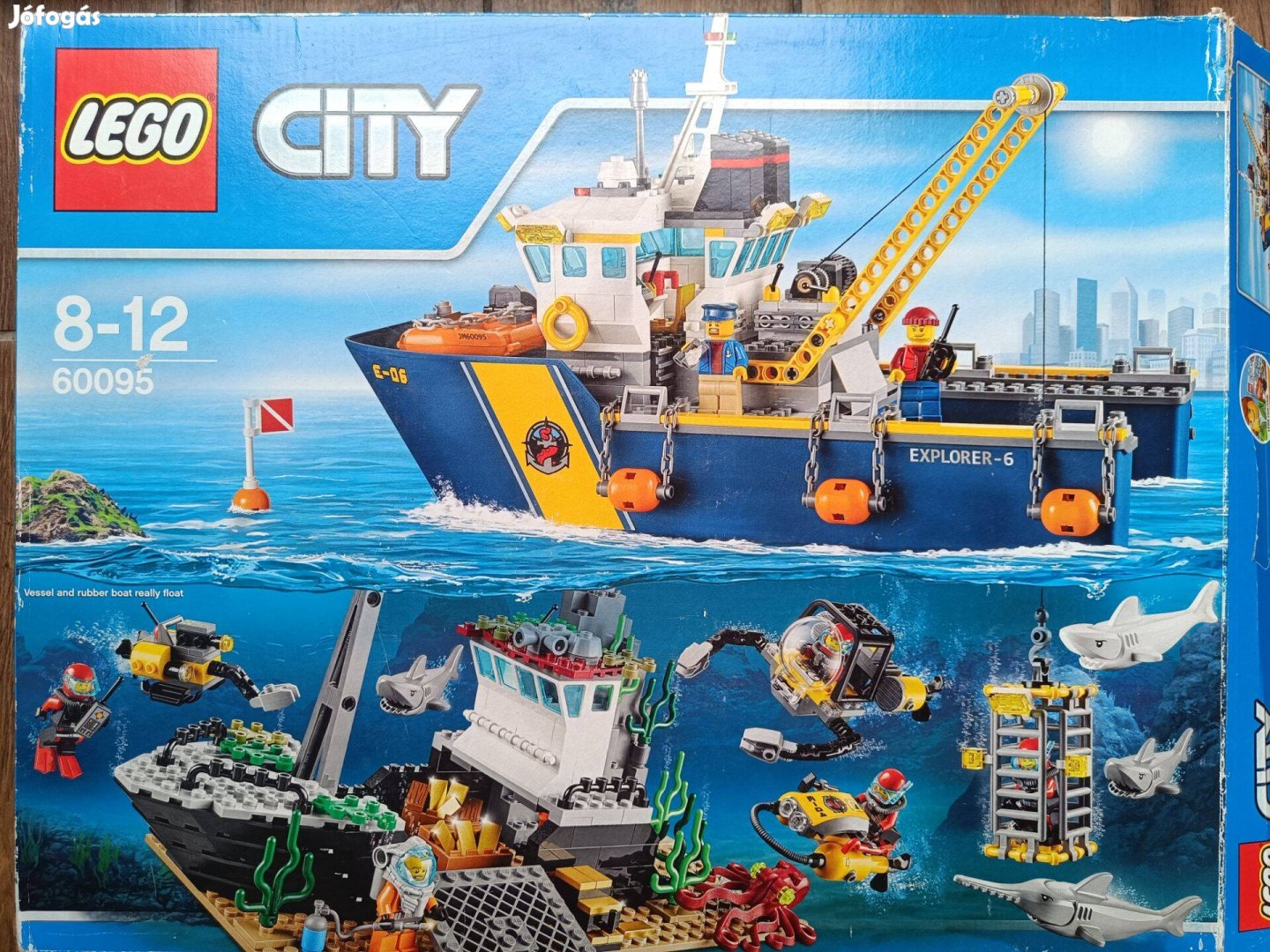 Lego City 60095 Mélytengeri felfedező hajó