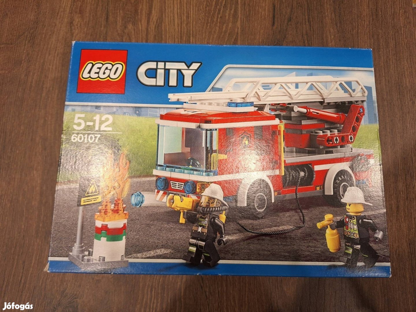 Lego City 60107 Létrás tűzoltóautó, hiánytalan, ép