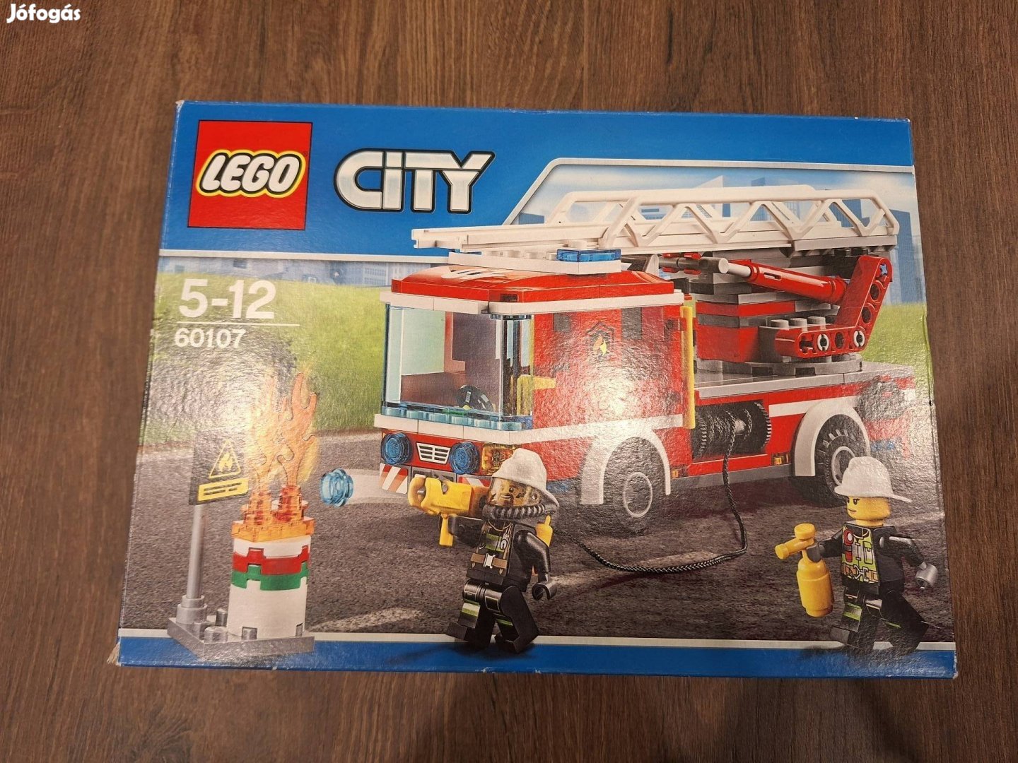Lego City 60107- Létrás tűzoltóautó, hiánytalan, ép