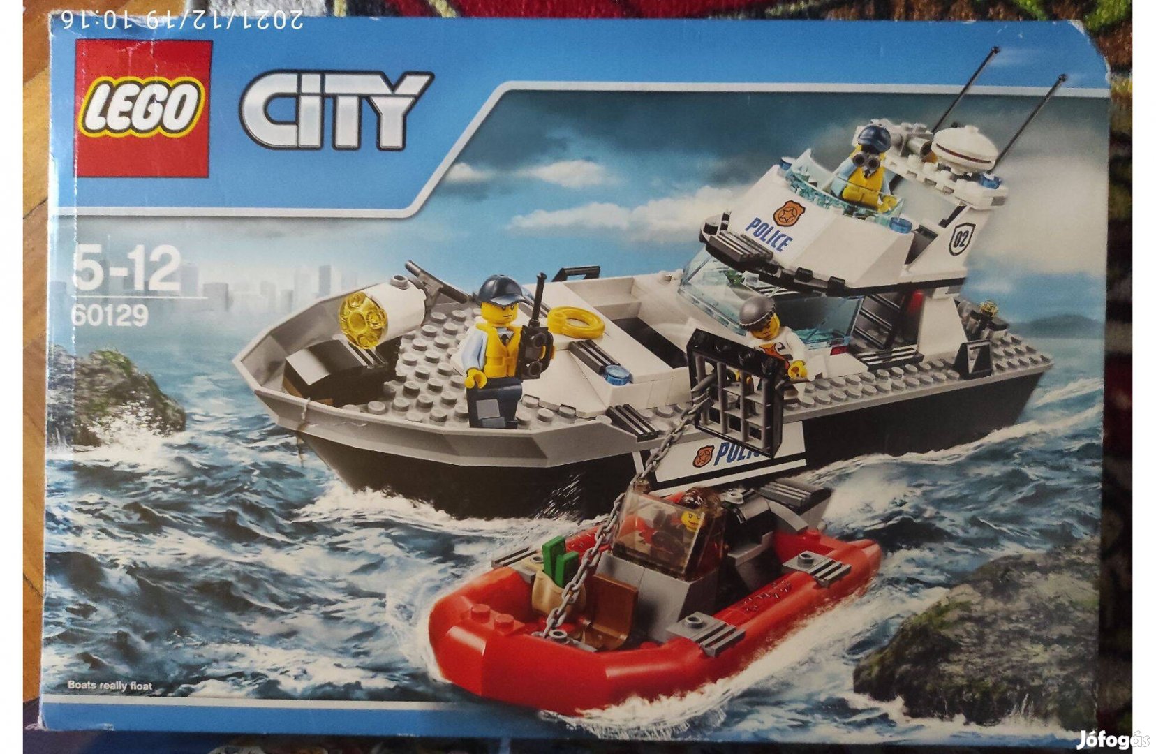 Lego City 60129 Rendőrségi járőrcsónak