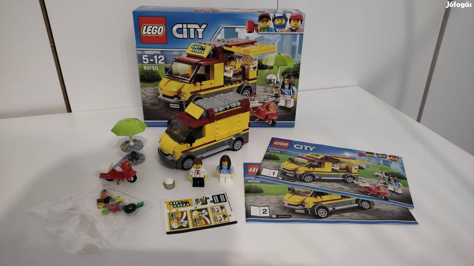 Lego City 60150 - Pizzás furgon - dobozos, újszerű