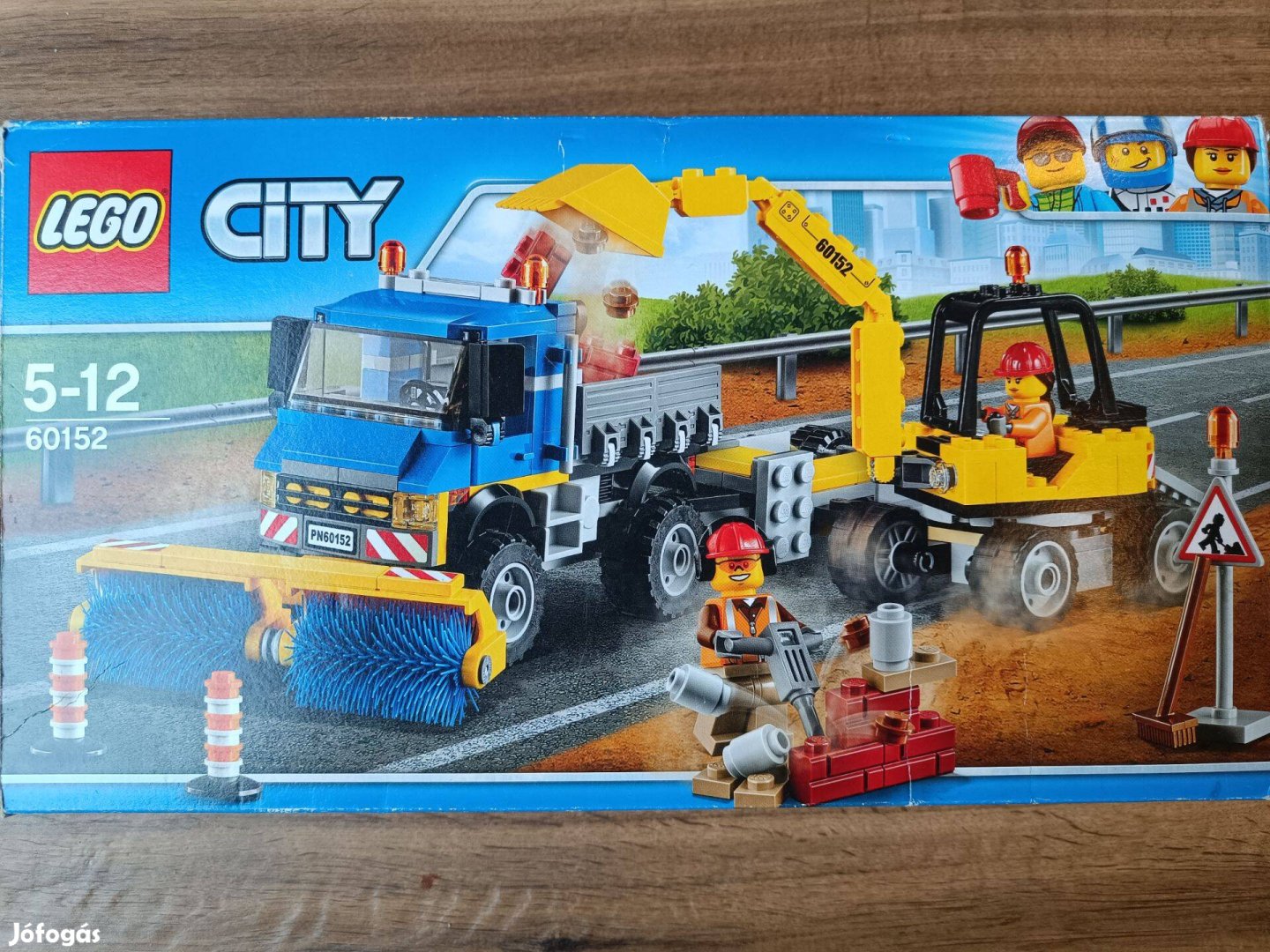 Lego City 60152 Seprőgép és exkavátor