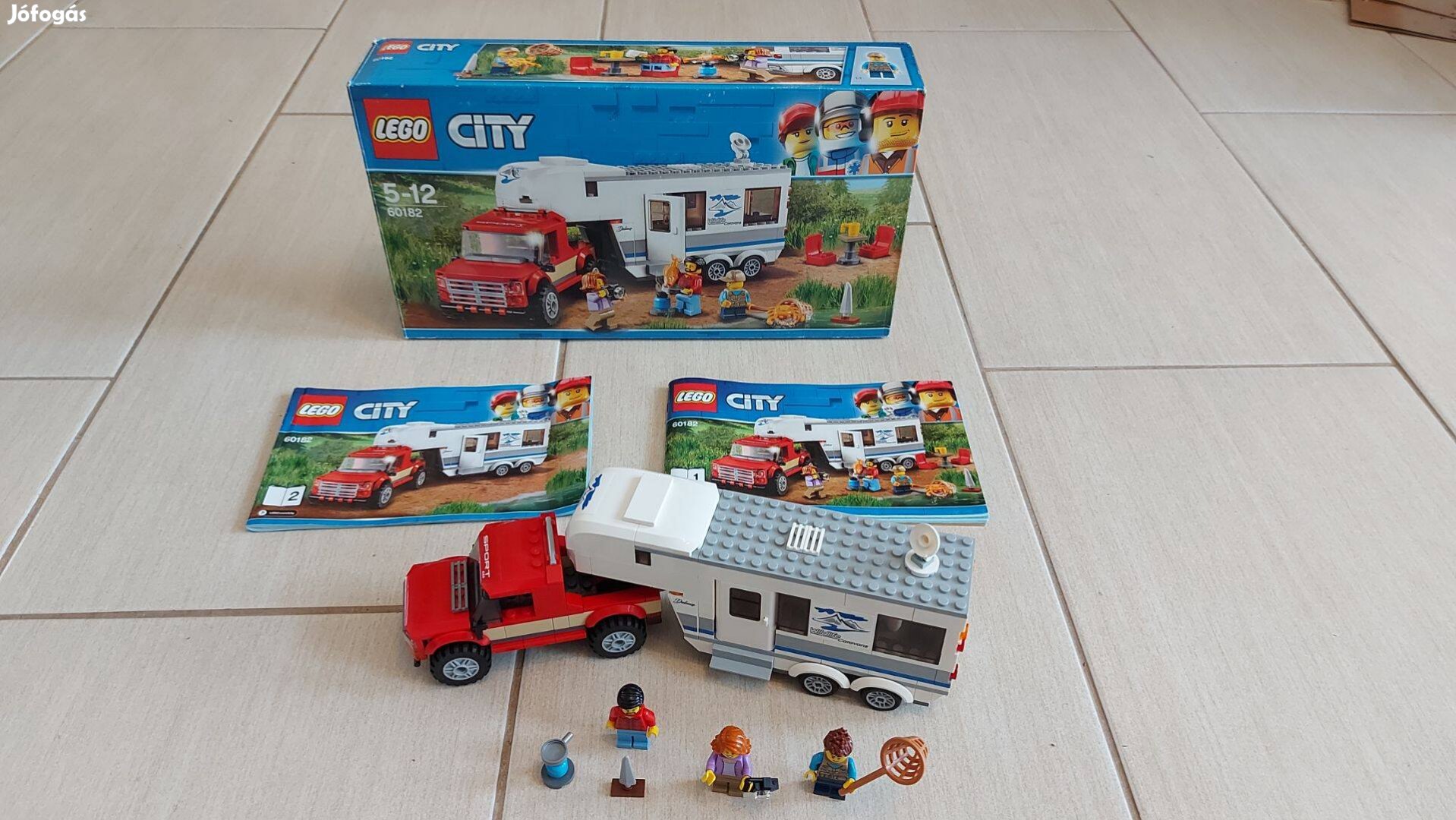 Lego City 60182 furgon és lakókocsi