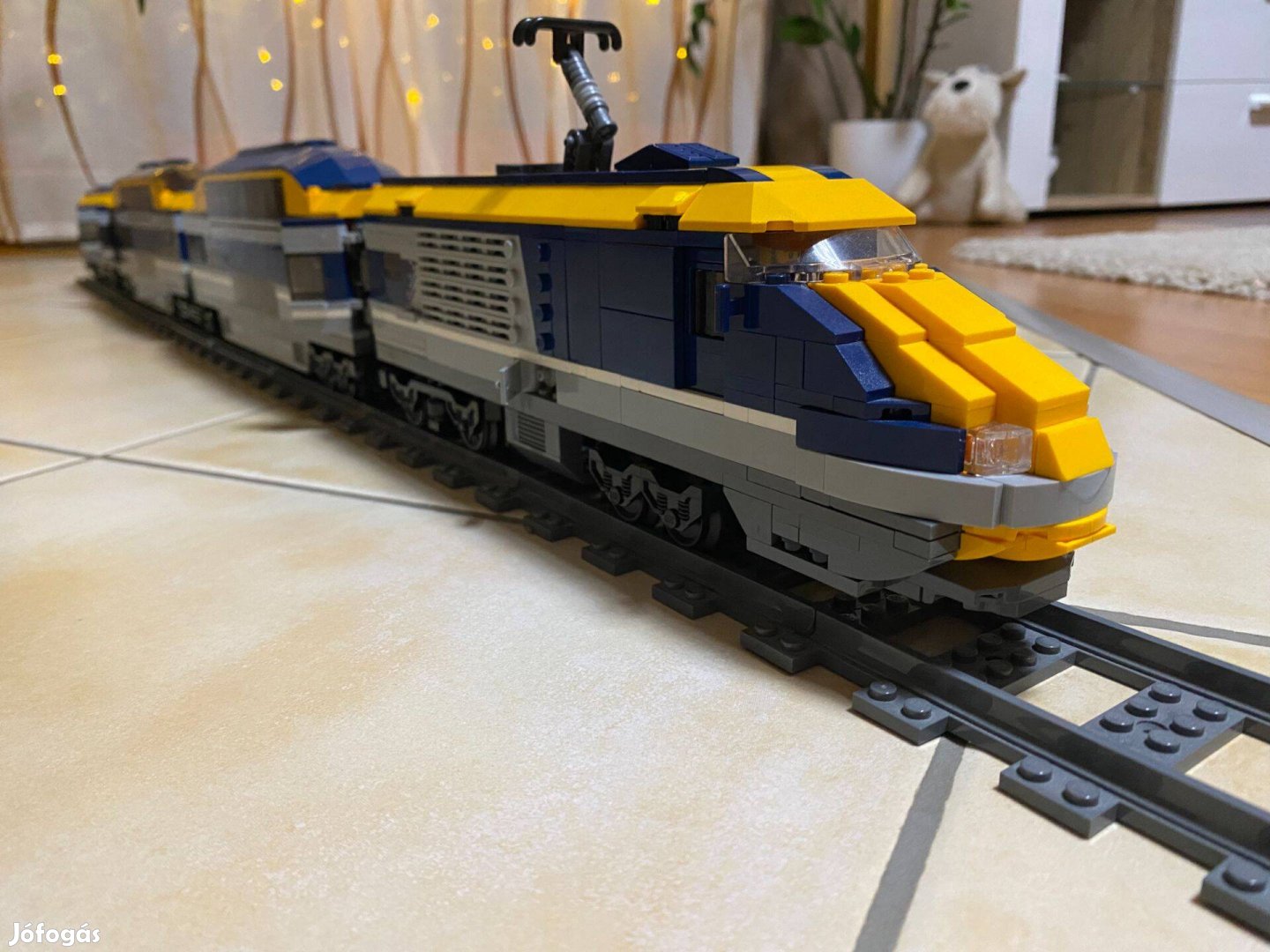 Lego City 60197 vonat, train vasút, MOC