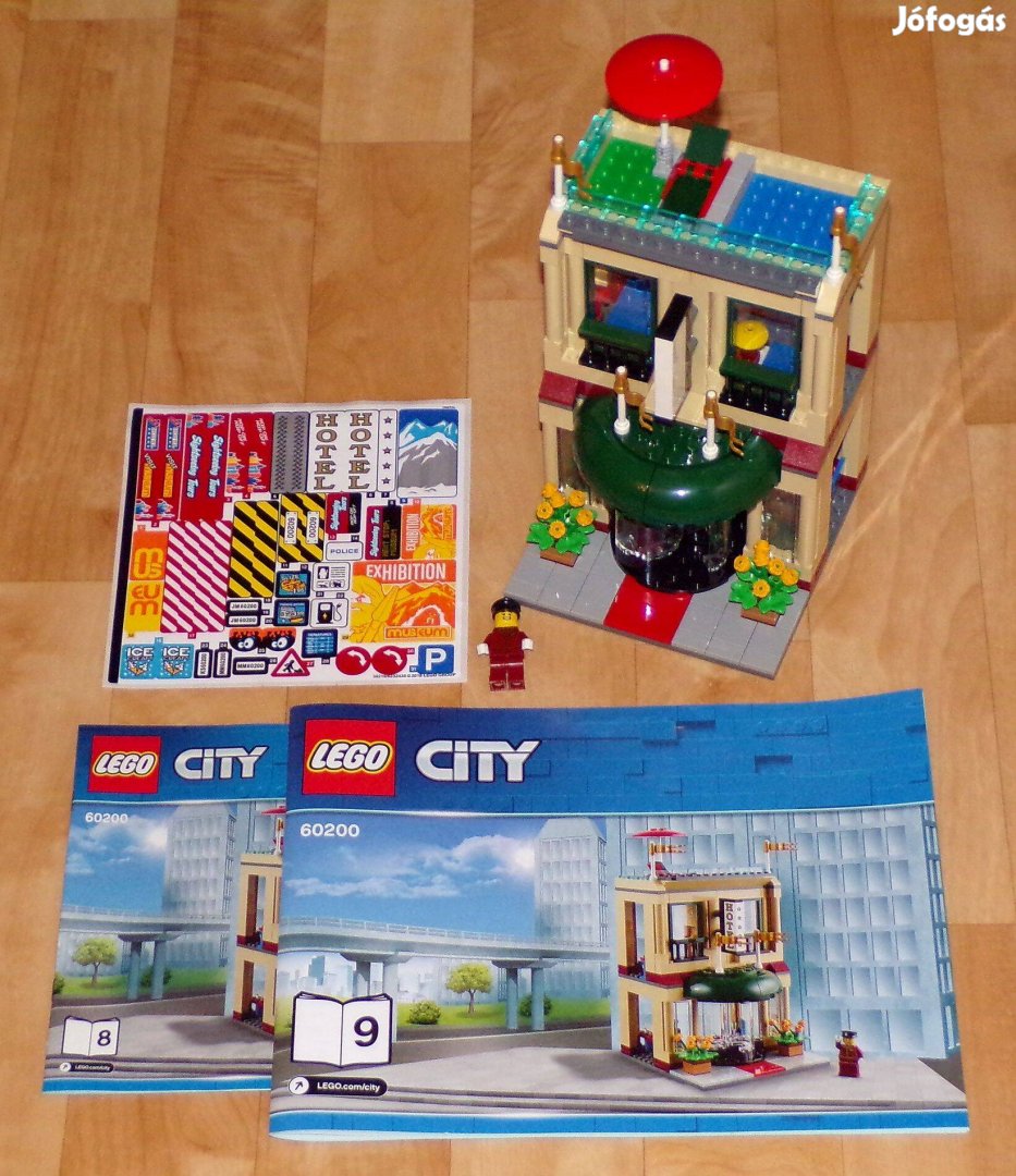 Lego City 60200 Capital City készletből a hotel