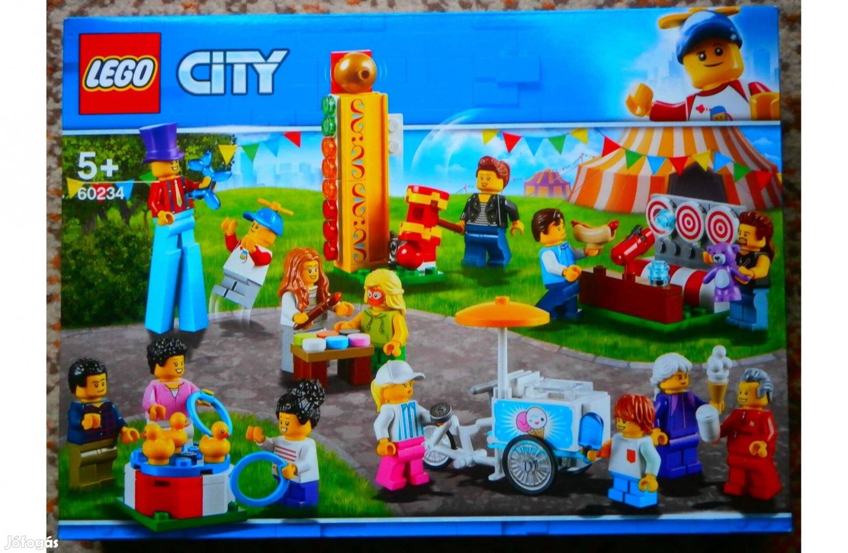 Lego City 60234 Figuracsomag Vidámpark - Új, bontatlan