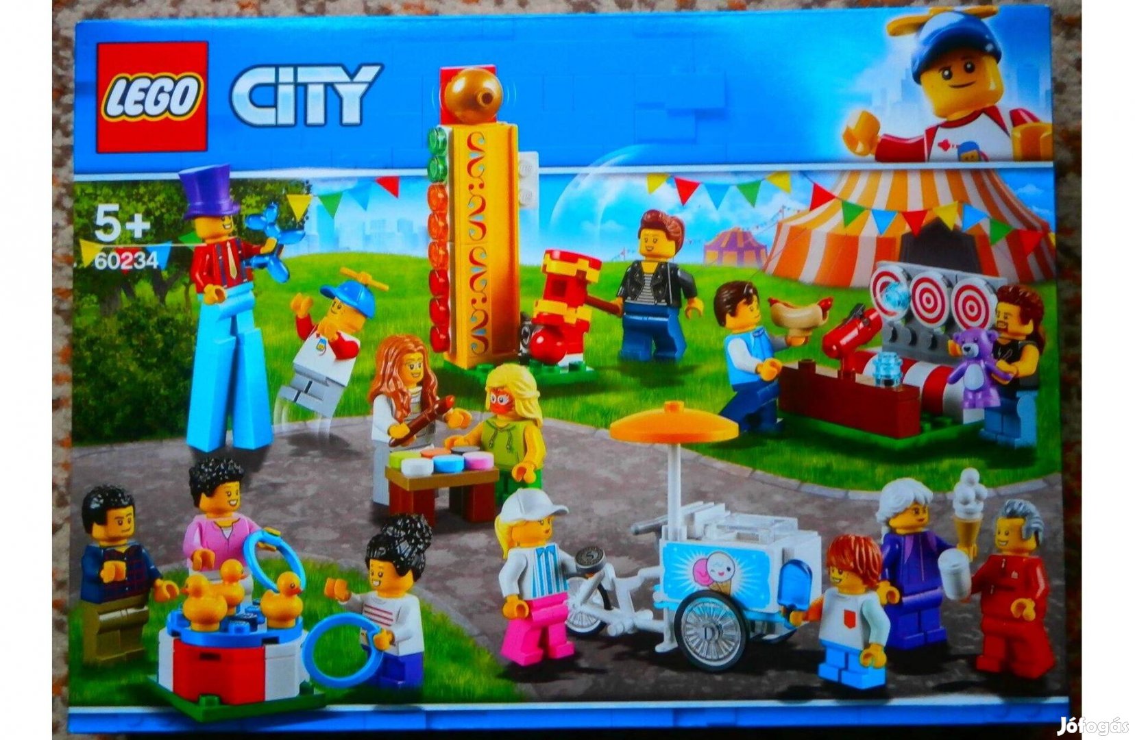 Lego City 60234 Figuracsomag Vidámpark - Új, bontatlan