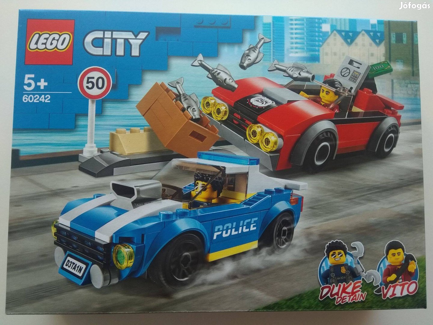 Lego City 60242 Rendőrségi letartóztatás az országúton új bontatlan