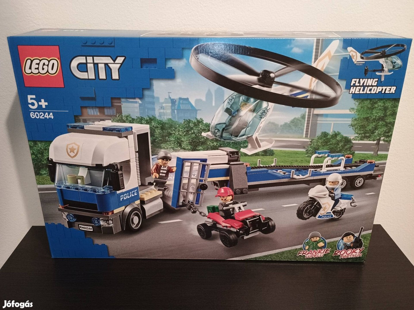 Lego City 60244 Rendőrségi helikopteres szállítás,Új bontatlan.