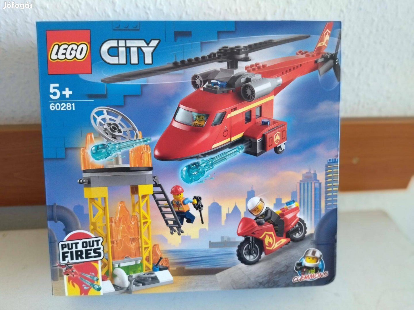 Lego City 60281 Tűzoltó mentőhelikopter új, bontatlan