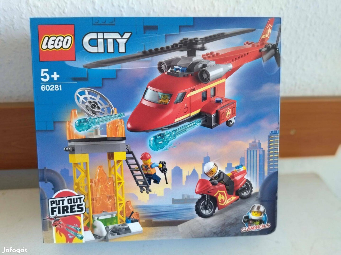 Lego City 60281 Tűzoltó mentőhelikopter új, bontatlan