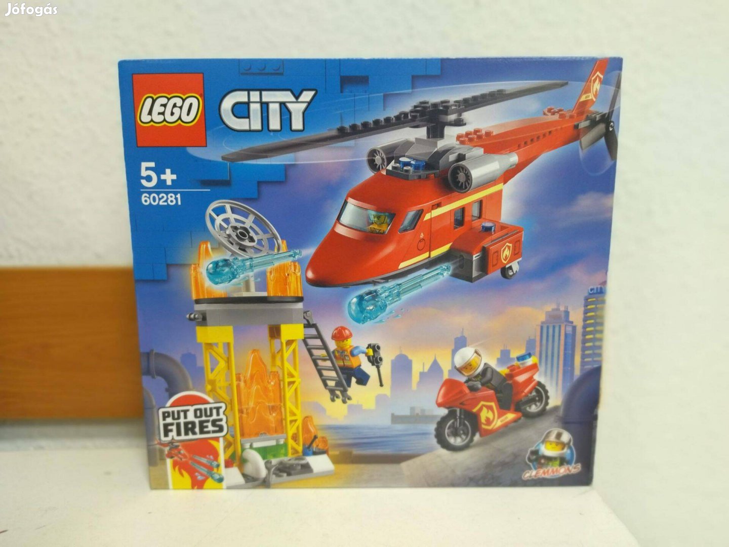 Lego City 60281 Tűzoltó mentőhelikopter új, bontatlan