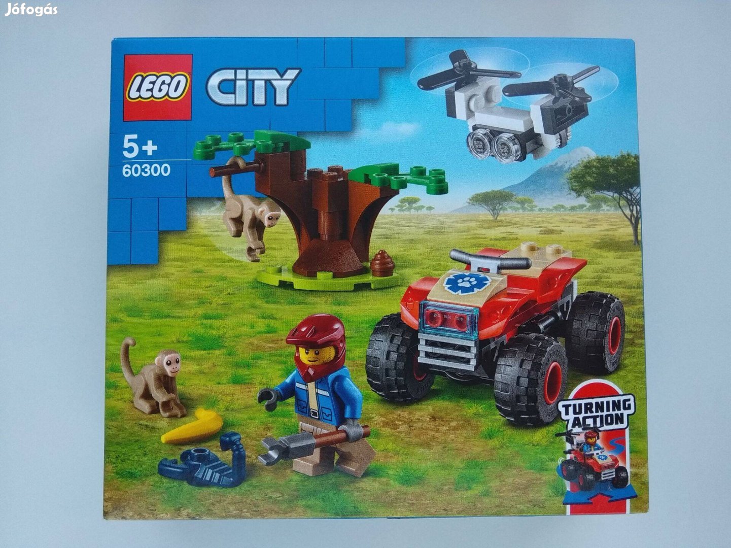 Lego City 60300 Vadvilági ATV majom mentő jármű bontatlan új