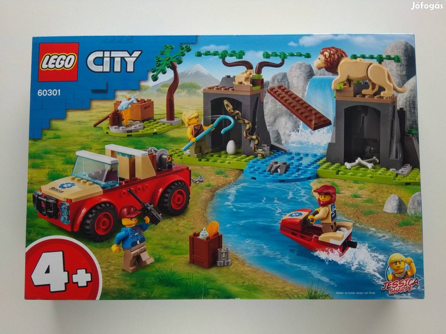 Lego City 60301 Vadvilági mentő terepjáró oroszlán barlang bontatlan