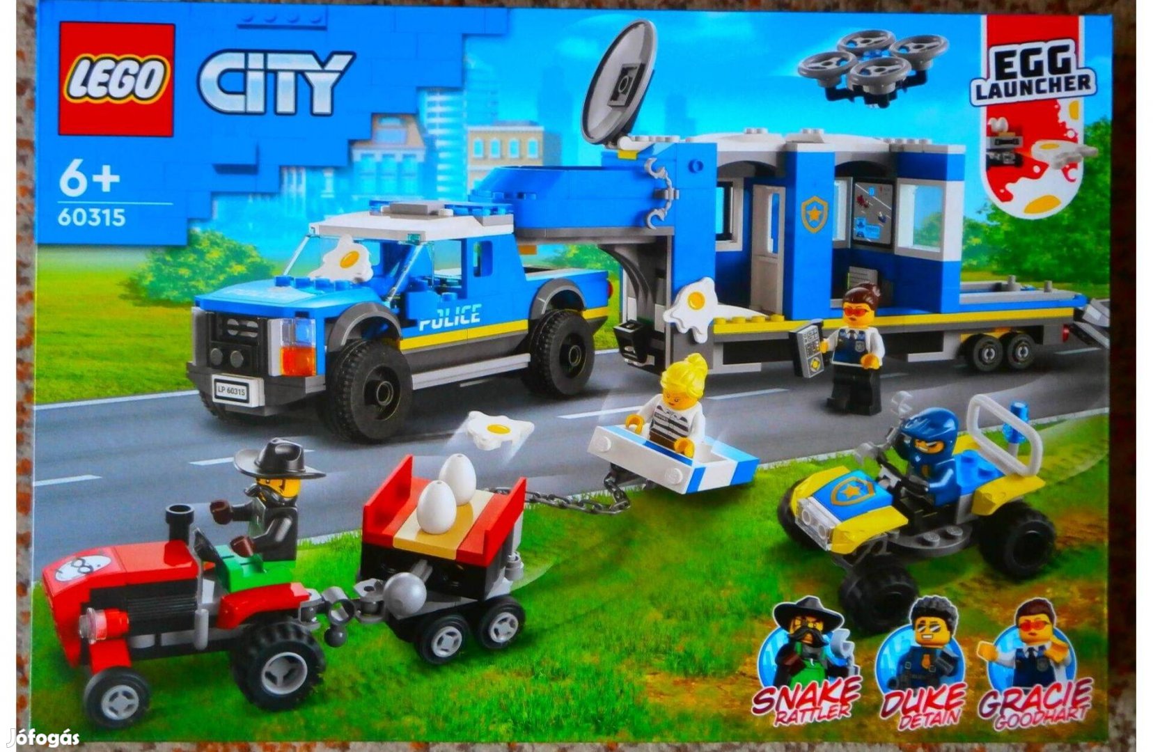 Lego City 60315 Rendőrségi mobil parancsnoki kamion - Új, bontatlan