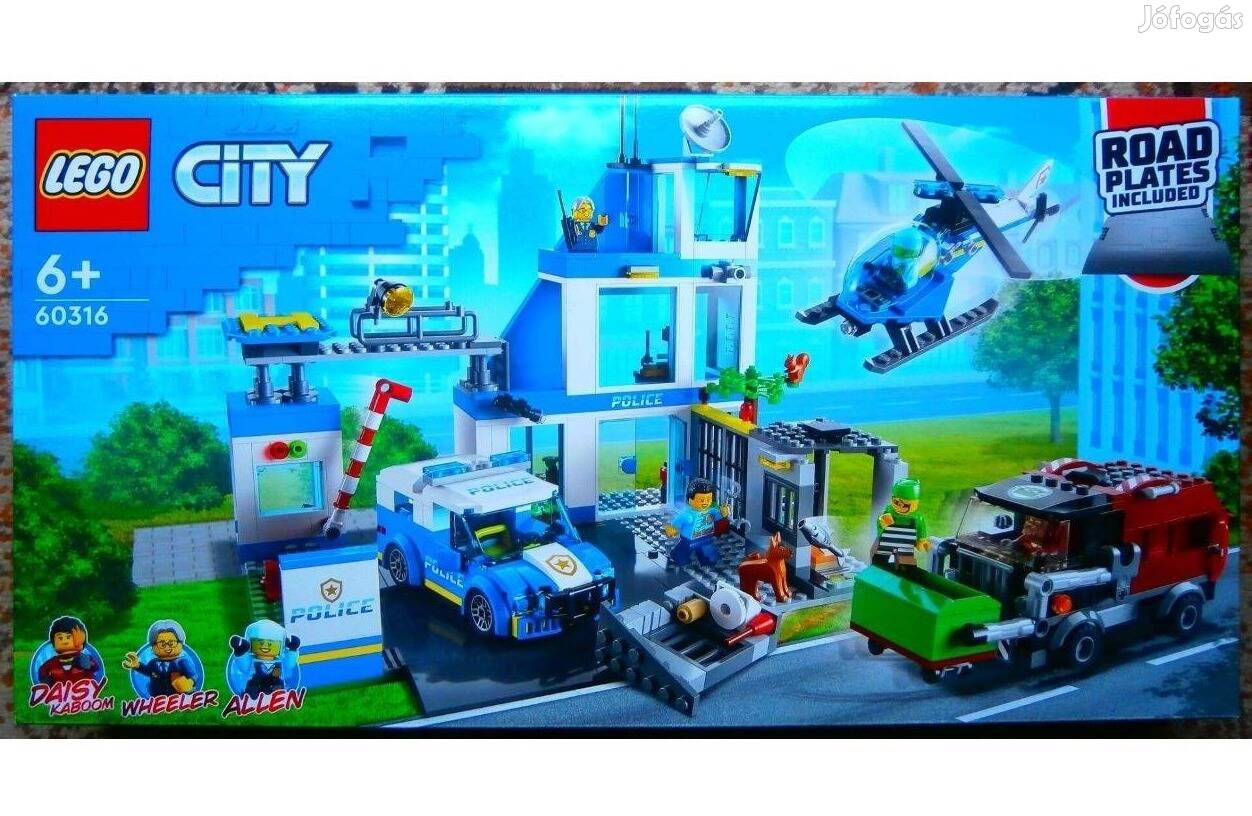 Lego City 60316 Rendőrkapitányság - Új, bontatlan