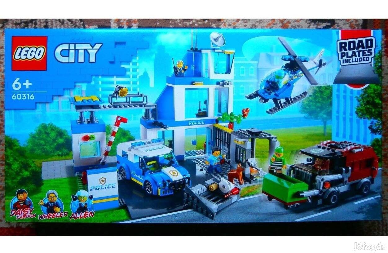 Lego City 60316 Rendőrkapitányság - Új, bontatlan