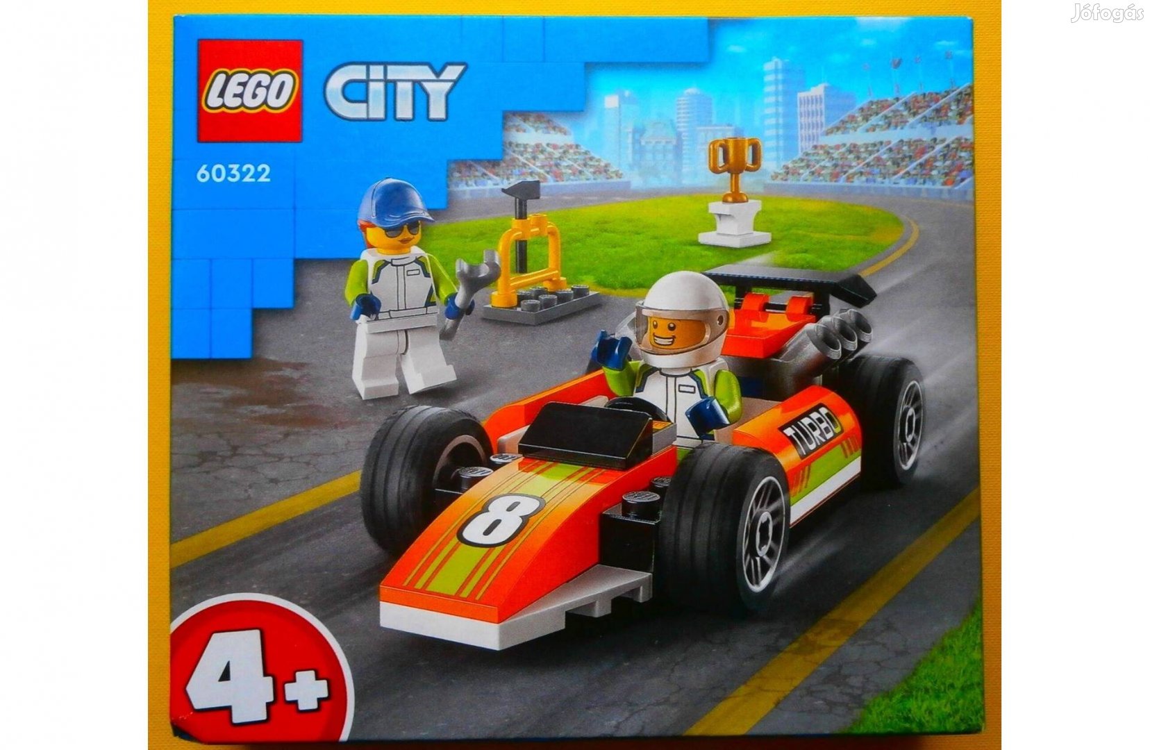 Lego City 60322 Versenyautó - Új, bontatlan