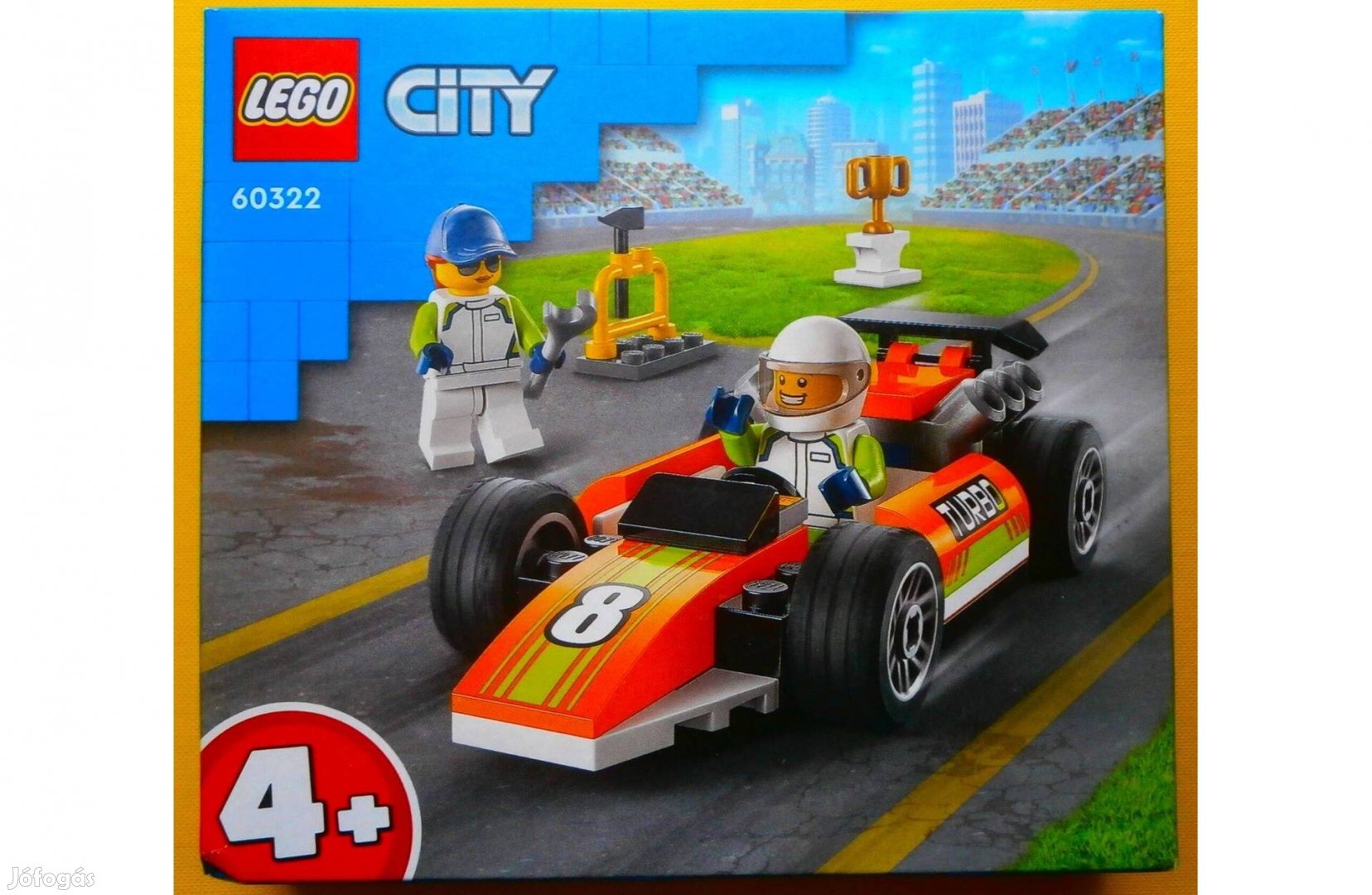 Lego City 60322 Versenyautó - Új, bontatlan