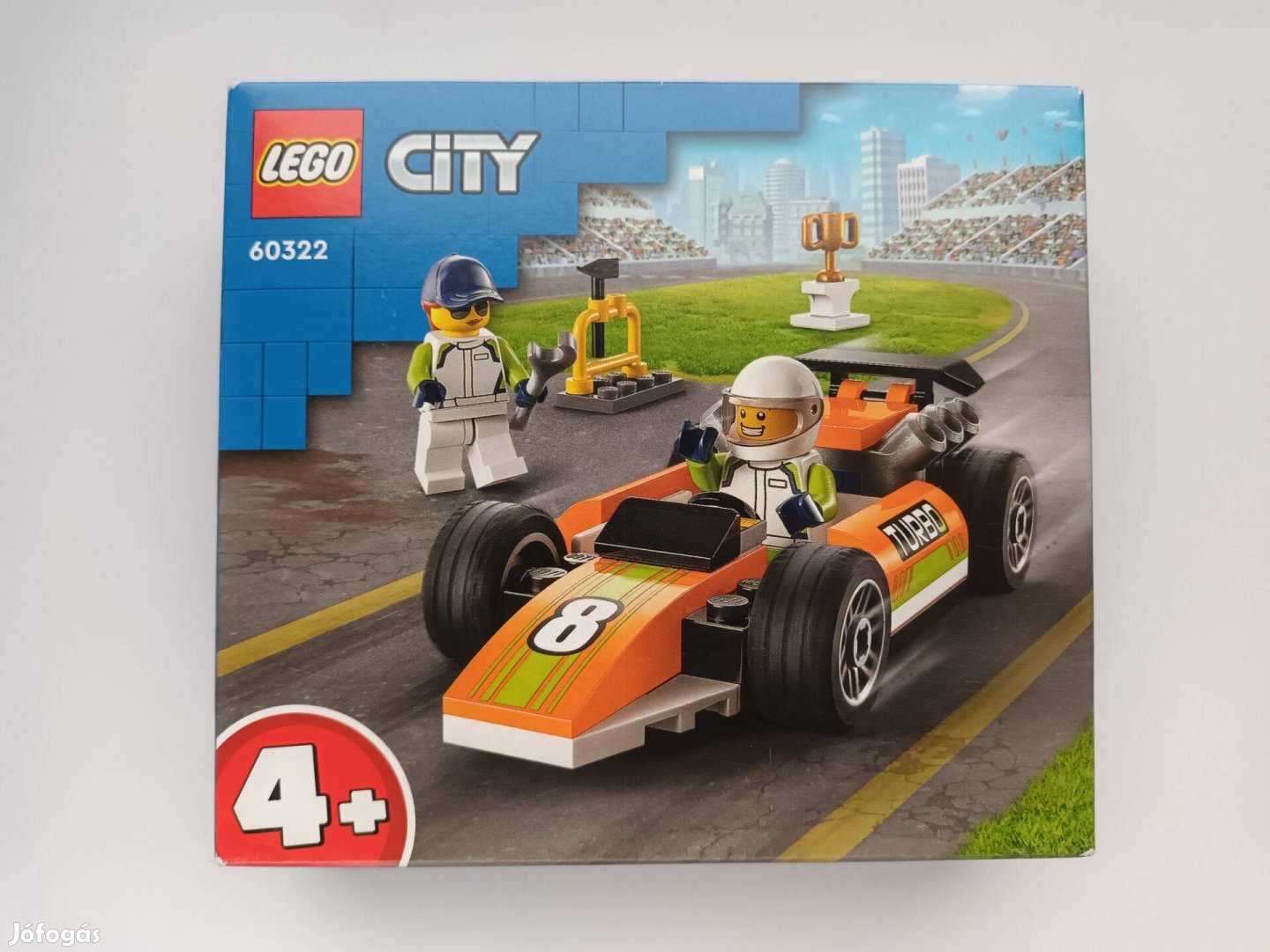 Lego City 60322 Versenyautó bontatlan új