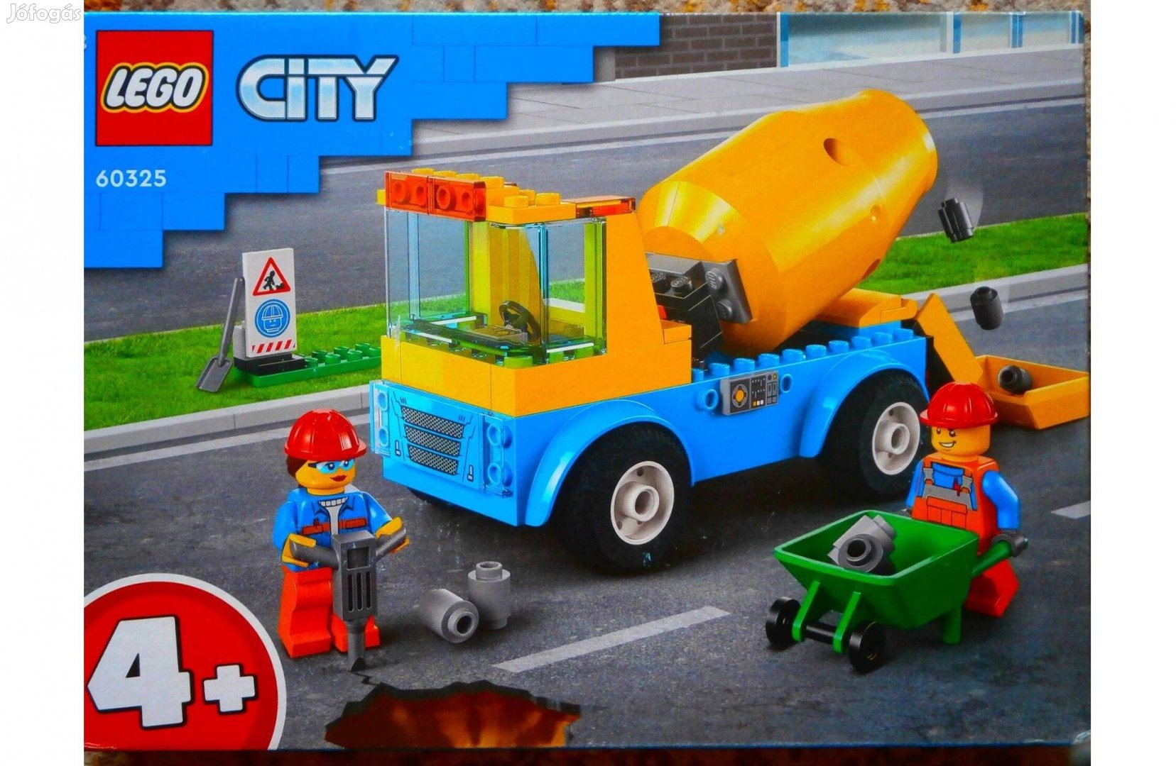 Lego City 60325 Betonkeverő teherautó - Új, bontatlan