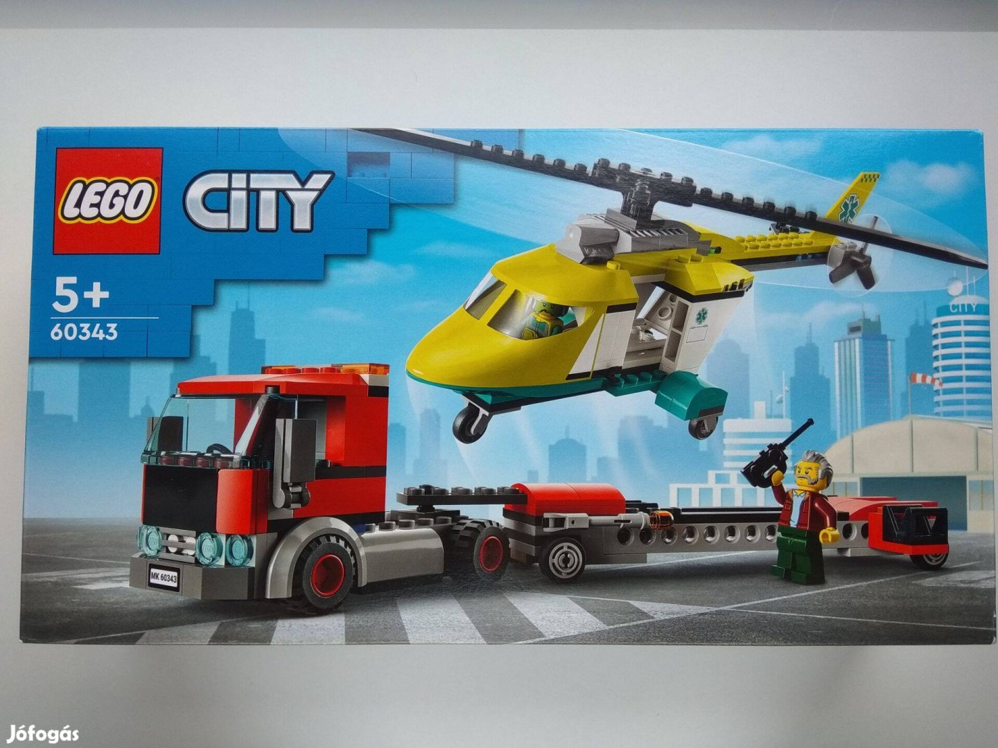 Lego City 60343 Mentőhelikopteres szállítás bontatlan új