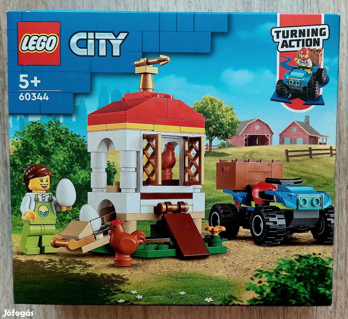 Lego City 60344 Tyúkól új, bontatlan