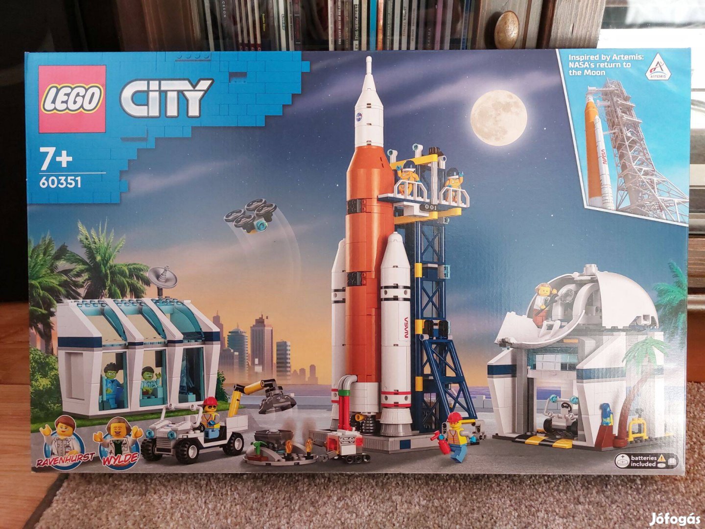 Lego City 60351 Rakétakilövő központ új, bontatlan