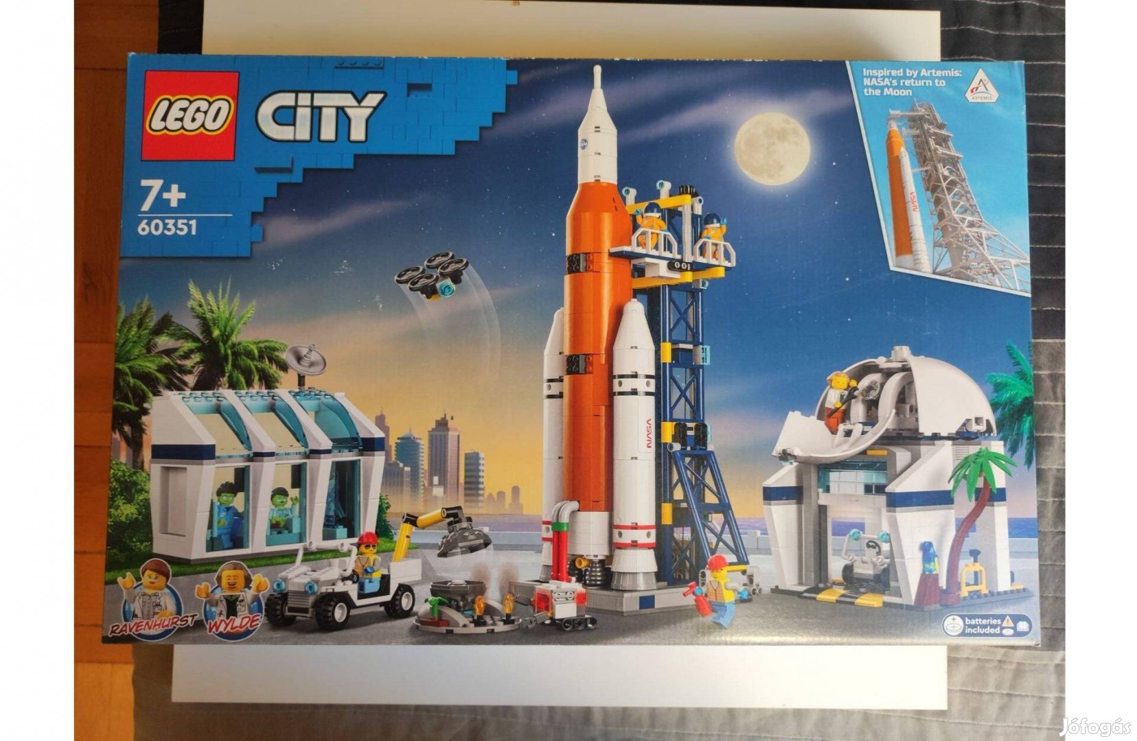 Lego City 60351 - Rakétakilövő központ - új, bontatlan