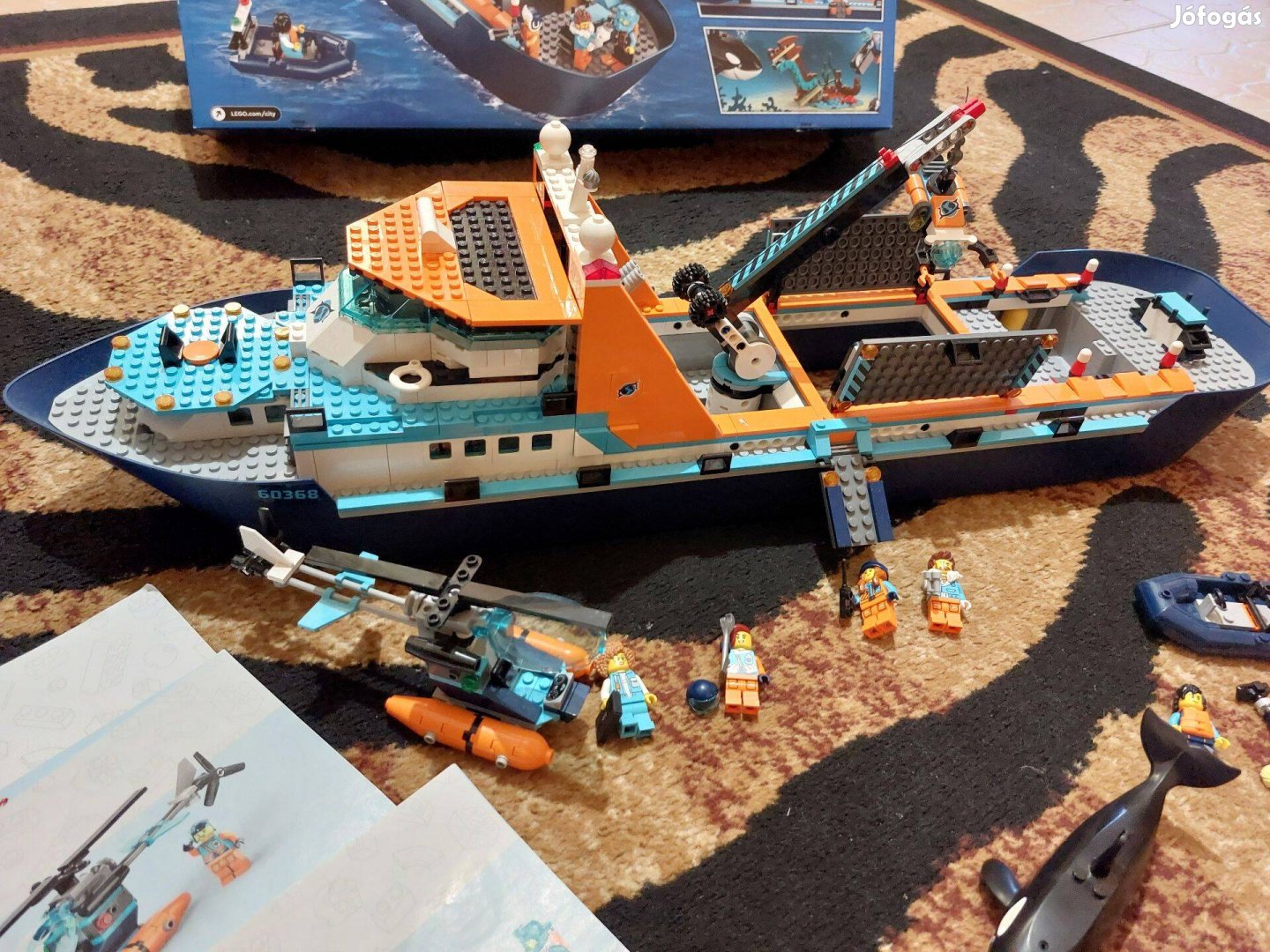 Lego City 60368 Sarkkutató hajó új