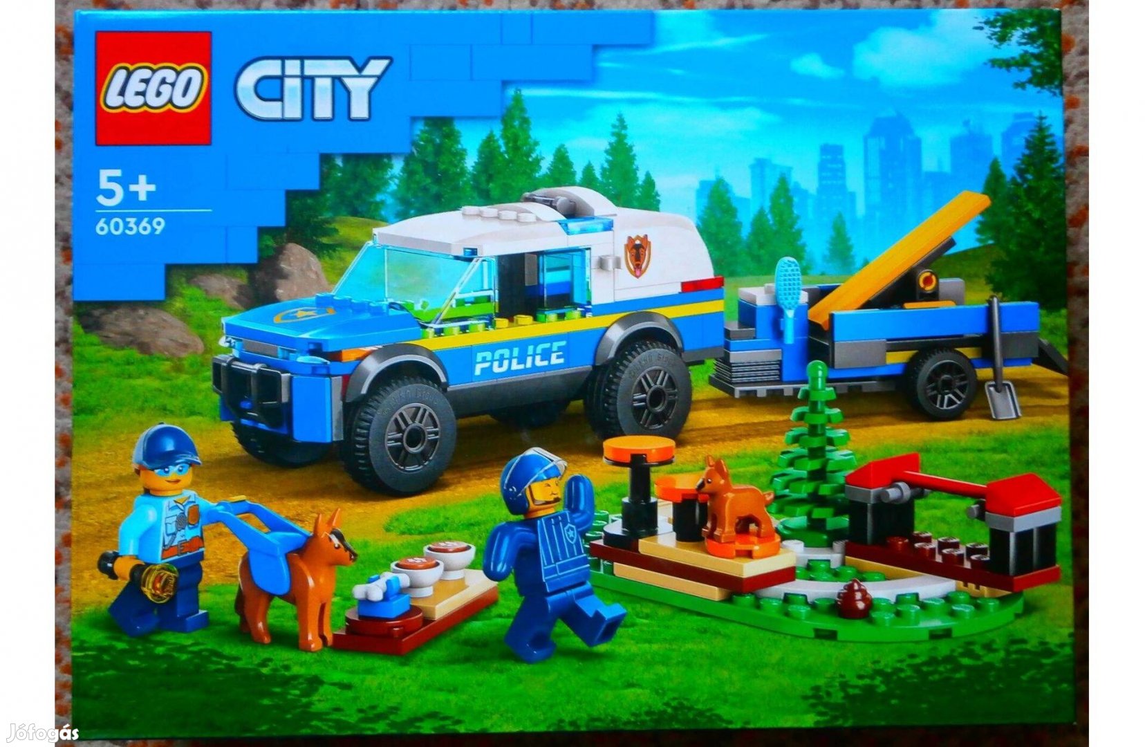 Lego City 60369 Rendőrkutya kiképzés - Új, bontatlan