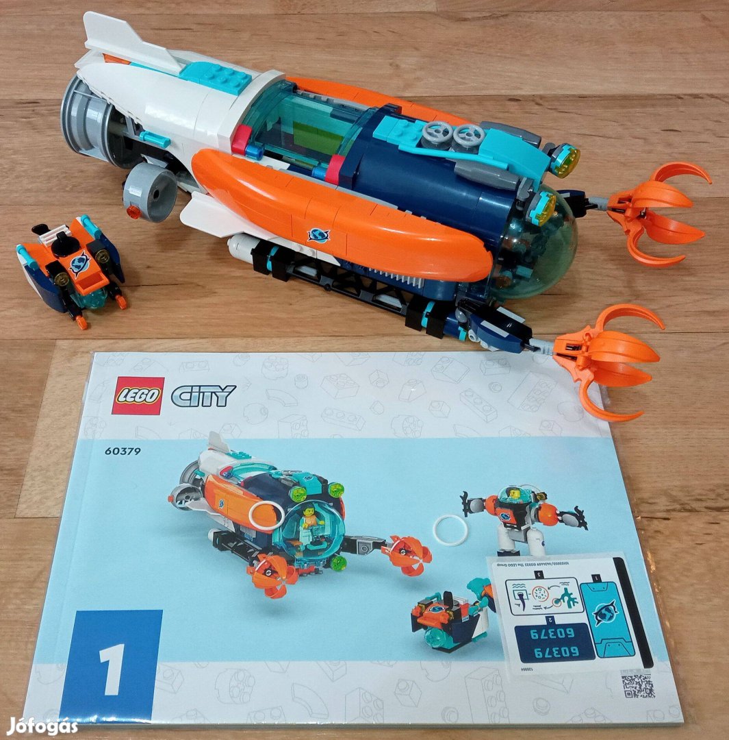 Lego City 60379 Deep-Sea Explorer Submarine készletből tengeralattjáró