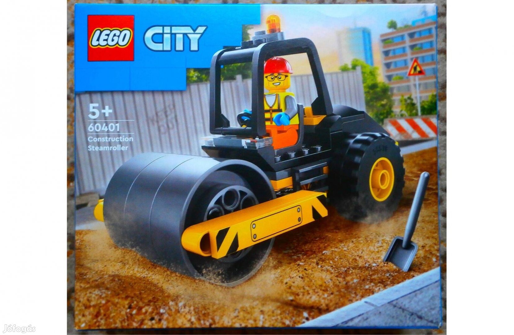 Lego City 60401 Építőipari úthenger - Új, bontatlan