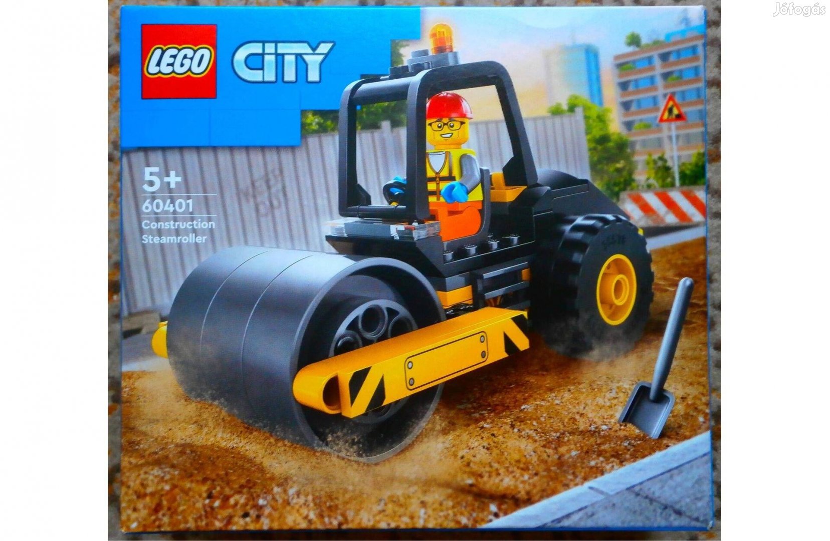 Lego City 60401 Építőipari úthenger - Új, bontatlan