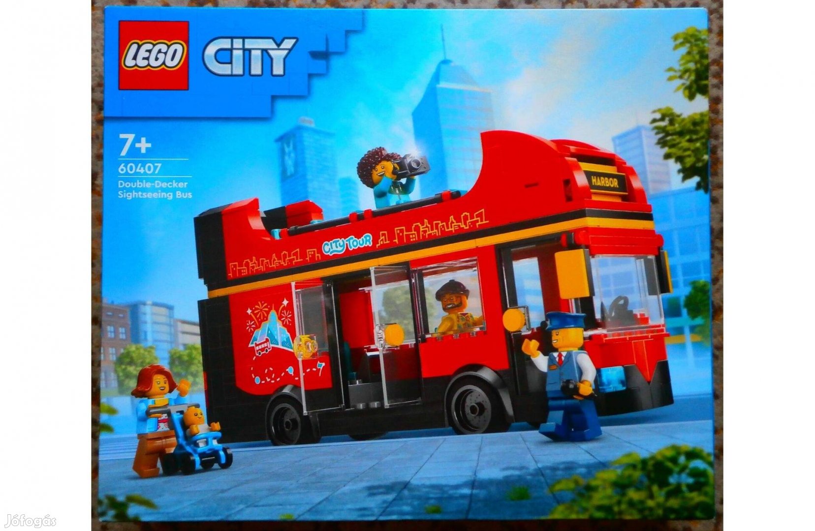 Lego City 60407 Piros emeletes turistabusz - Új, bontatlan