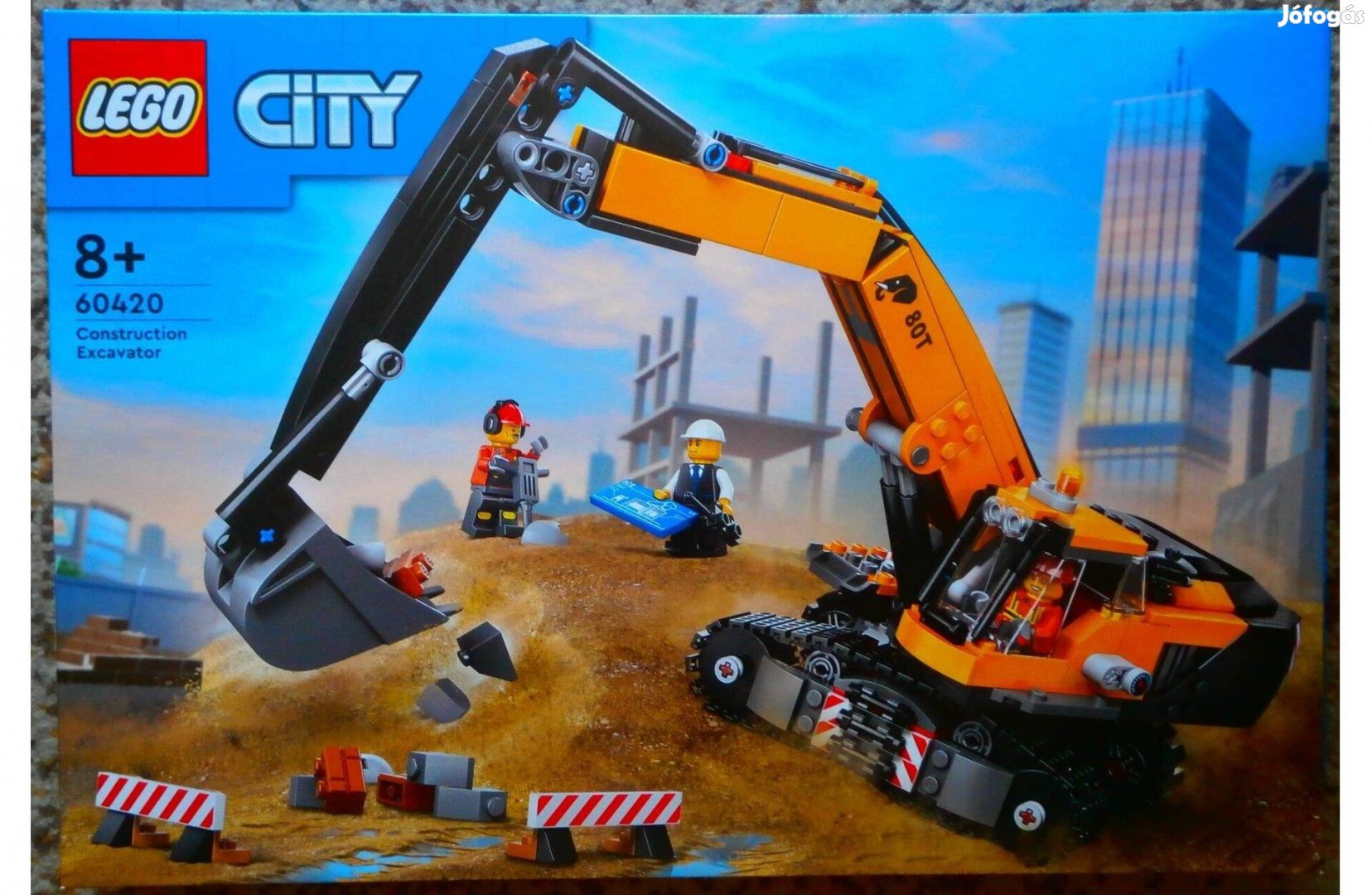 Lego City 60420 Sárga markológép - Új, bontatlan