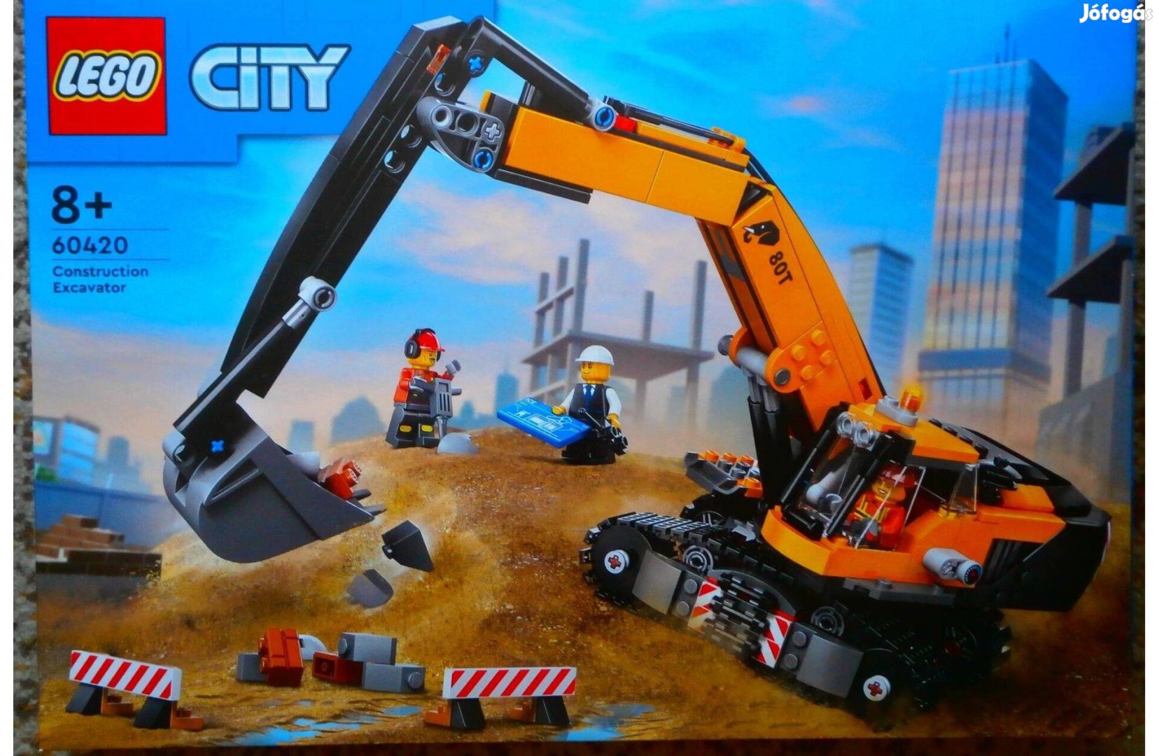 Lego City 60420 Sárga markológép - Új, bontatlan