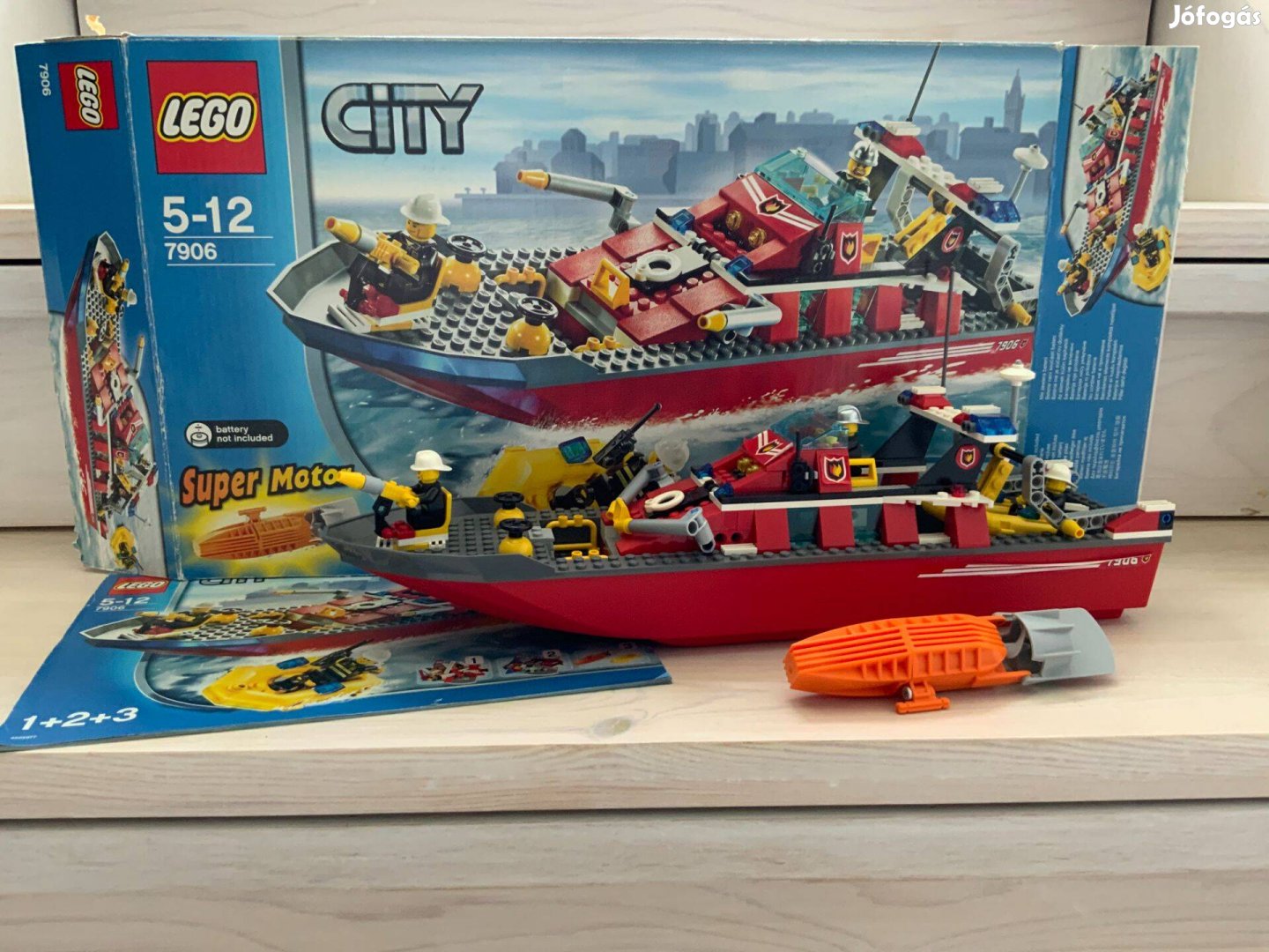 Lego City 7906 Tűzoltóhajó