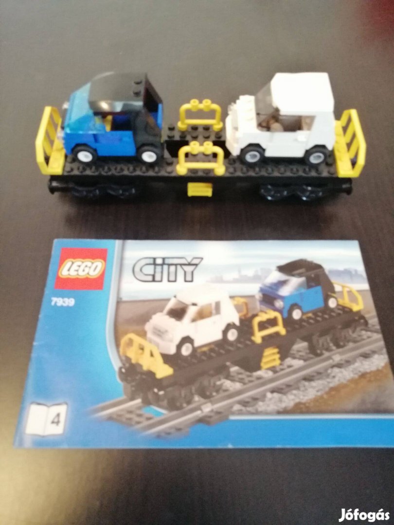 Lego City 7939 használt készletből auto szállító vagon