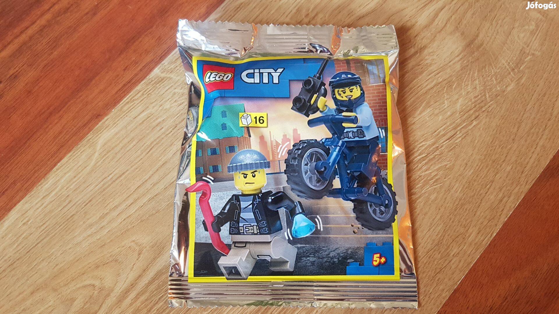 Lego City 952211 Rendőr nő kerékpárral és tolvaj