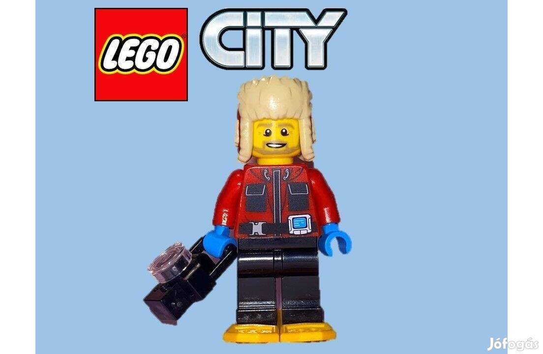 Lego City Arctic - Sarkvidéki fotós / biológus minifigura - Új