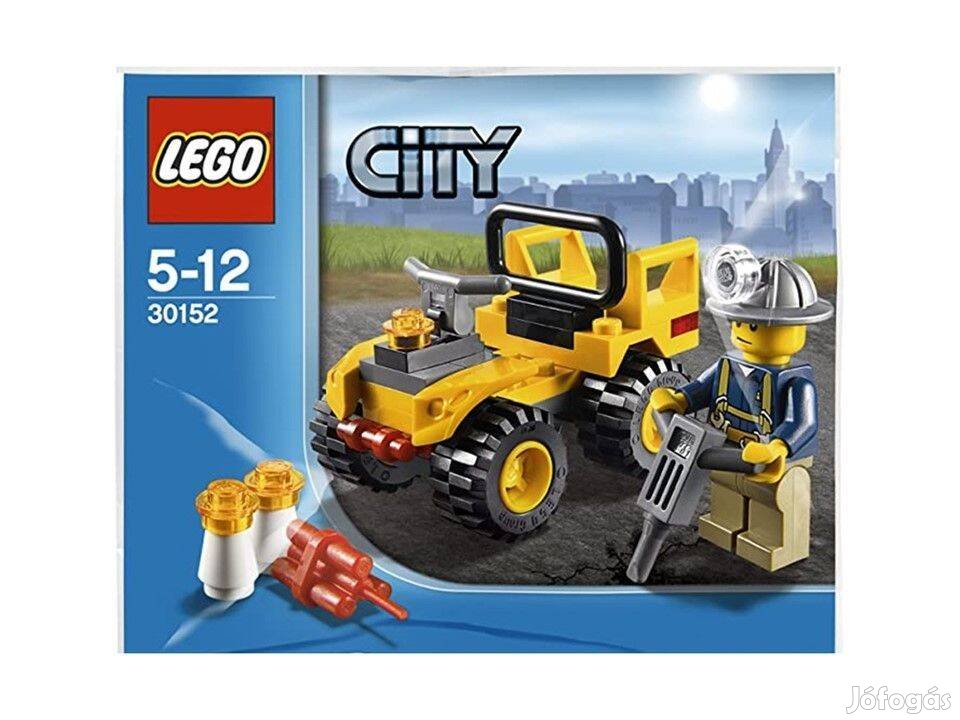 Lego City Construction - 30152 Bányász quad készlet