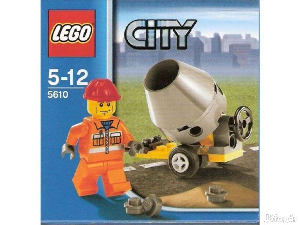 Lego City Construction - 5610 Építőmester betonkeverővel készlet