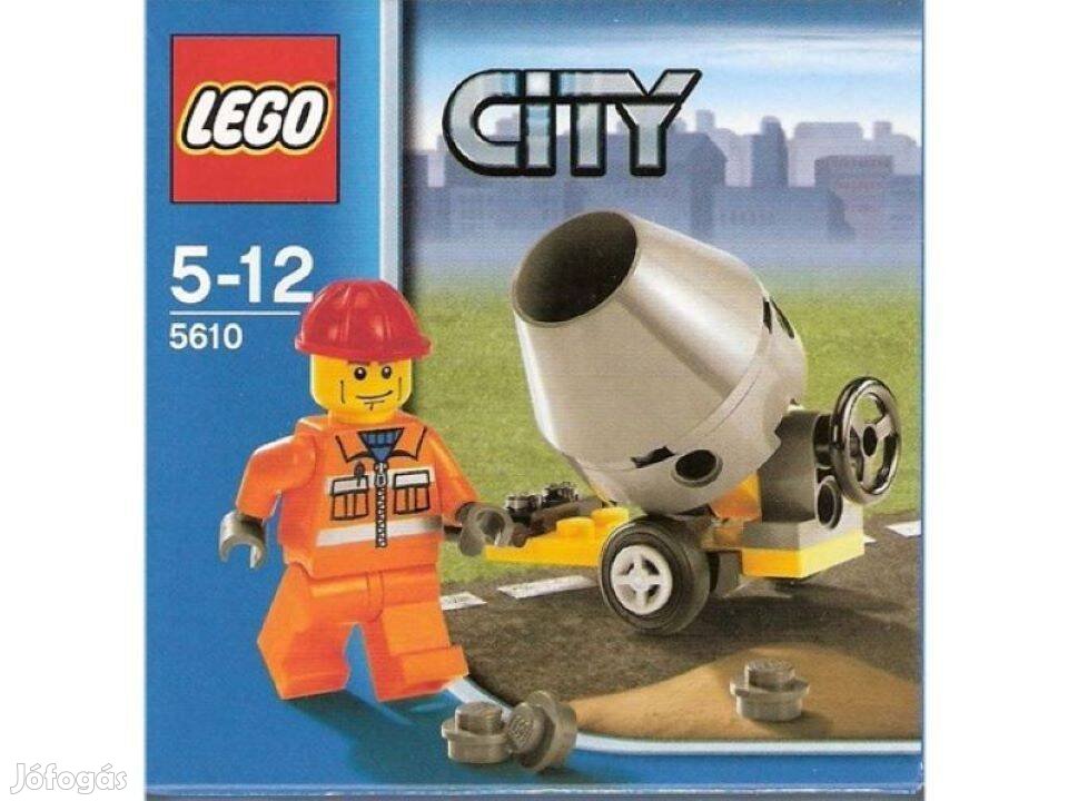 Lego City Construction - 5610 Építőmester betonkeverővel készlet