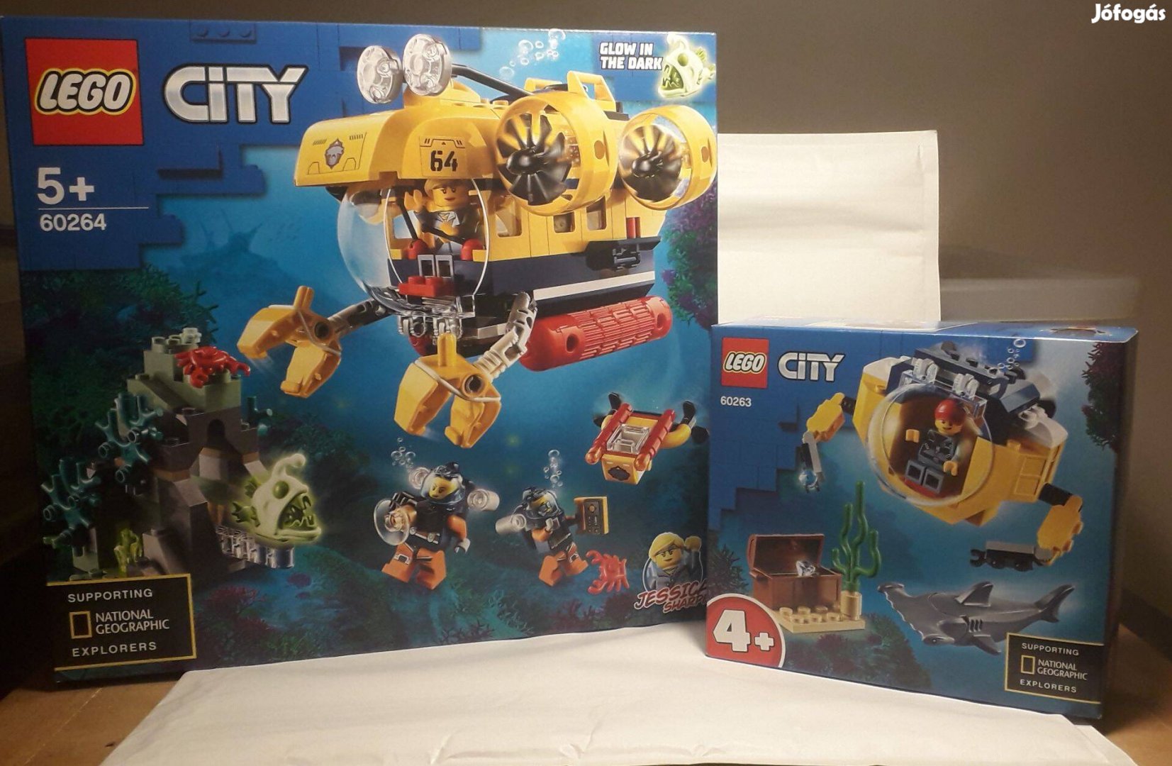 Lego City Deep Sea Explorers 60264 & 60263 2020 Új! Bontatlan!